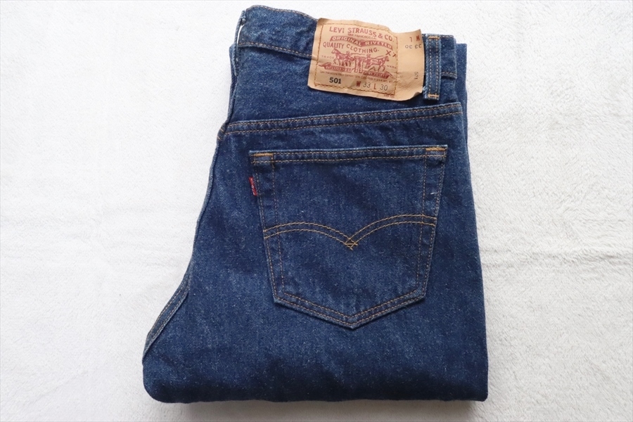 90s ヴィンテージ USA製 リーバイス 501 ジーンズ デニム 532刻印 W33×L30