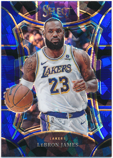 LeBron James NBA 2023-24 Panini Select Cracked Ice Blue Prizm クラックドアイスブループリズム レブロン・ジェームズ