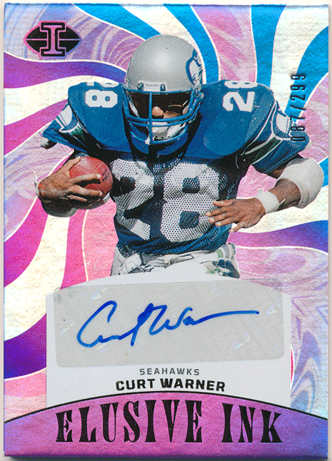 Curt Warner NFL 2023 Panini Illusions Elusive Ink Signature Auto 299枚限定 直筆サイン オート カート・ワーナー
