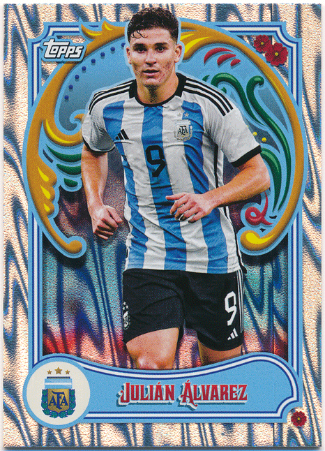 Julian Alvarez 2023 Topps Argentina Fileteado Silver Tango タンゴパラレルカード フリアン  アルバレス(シングルカード)｜売買されたオークション情報、yahooの商品情報をアーカイブ公開 - オークファン シングルカード
