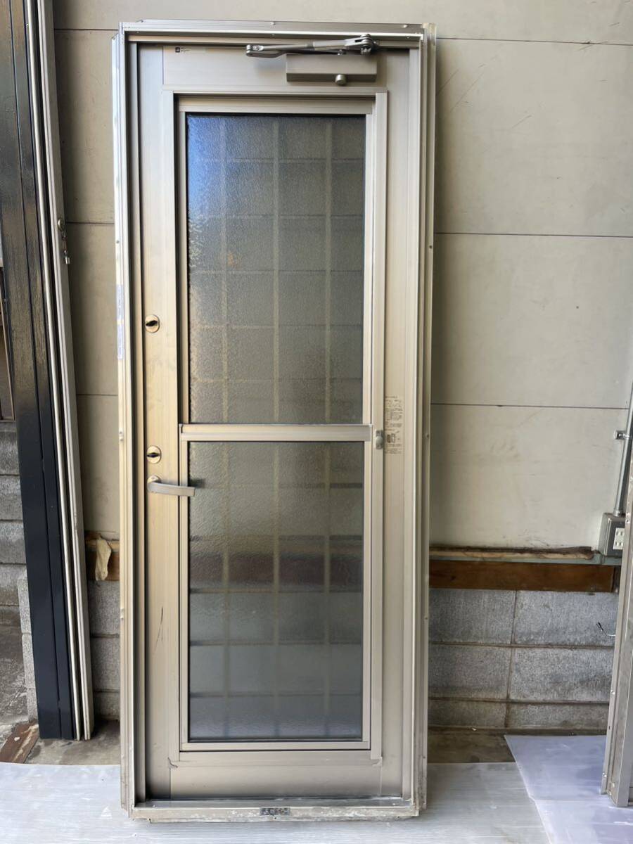 埼玉 住宅展示場 YKK 通風ドア H2NKD D-07420-WPLV ドア枠付 鍵 埼玉 住宅展示場 YKK 通風ドア H2NKD D-07420-WPLV ドア枠付 鍵