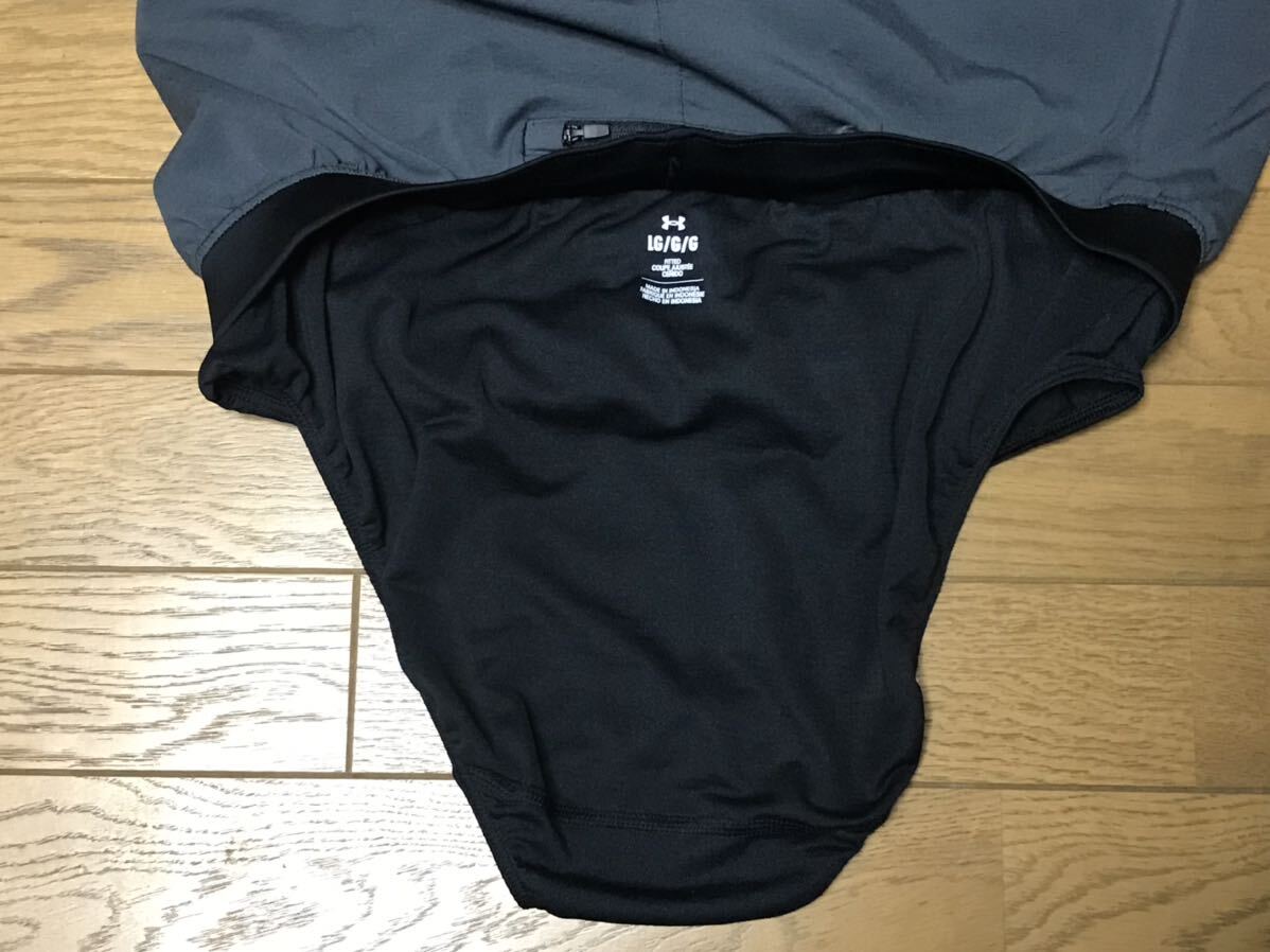 UNDER ARMOUR MEN’S RUNNING SHORTS (インナー付き) size-L(平置き39股下13) 中古(美品) 送料無(wú)料 NCNR