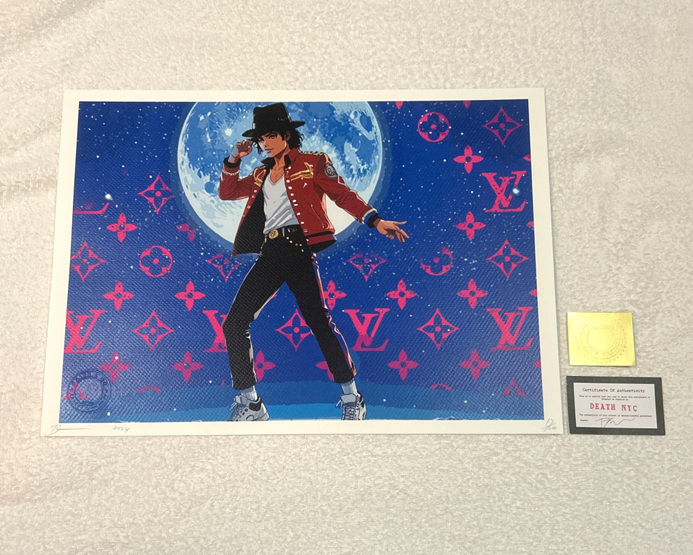 【世界限定100枚】『 DEATH NYC マイケル・ジャクソン&ルイヴィトン』 Yahoo!オークション - 世界限定100枚 DEATH NYC マイケル