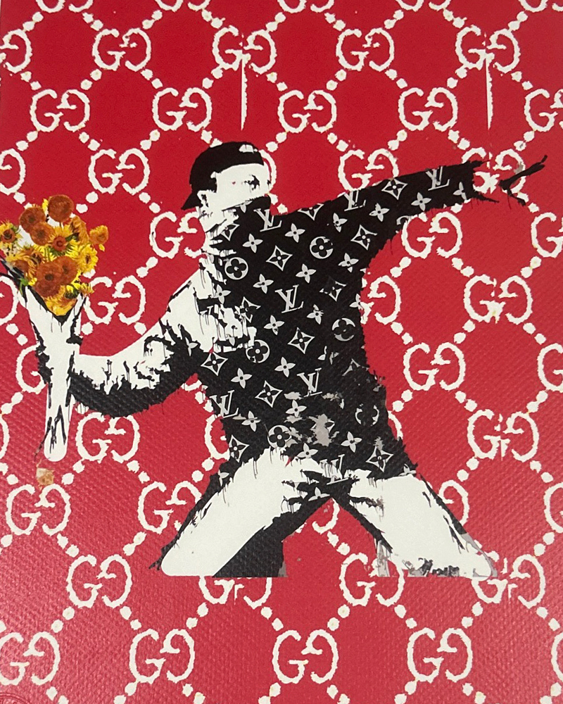 DEATH NYC バンクシー Banksy FLOWER BOMBER ヴィトン グッチ DEATH NYC バンクシー Banksy FLOWER BOMBER ヴィトン グッチ