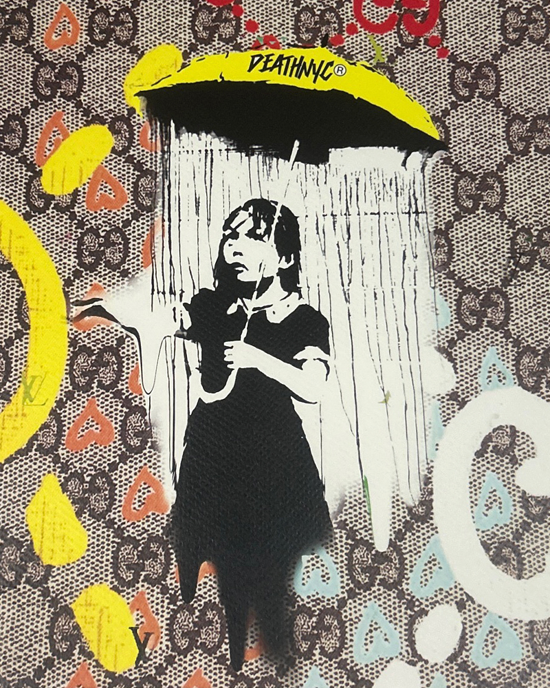 世界限定100枚 DEATH NYC バンクシー Banksy Umbrella Girl 世界限定100枚 DEATH NYC バンクシー Banksy Umbrella Girl