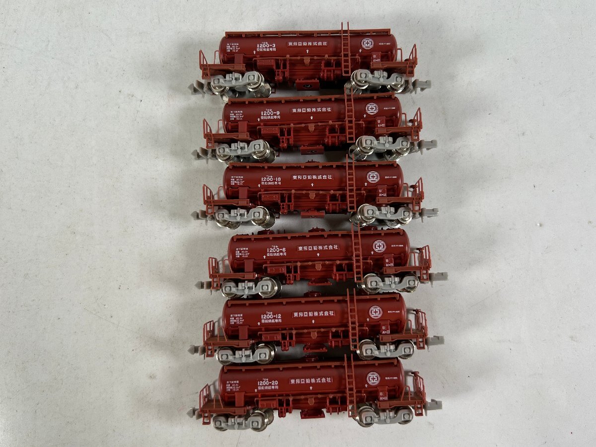 ポポンデッタ 7502 タキ1200東邦亜鉛6両セット|鉄道模型 ポポンデッタ 7502 タキ1200東邦亜鉛6両セット|鉄道模型