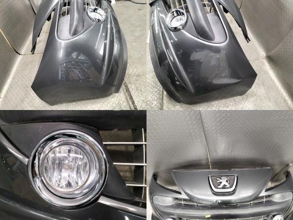 ★ABA-A75FY　プジョー 207 GTI A7　平成21年　純正　フロントバンパー Fバンパー　フォグ付き　9654356880　KTP シャークグレー★_画像2