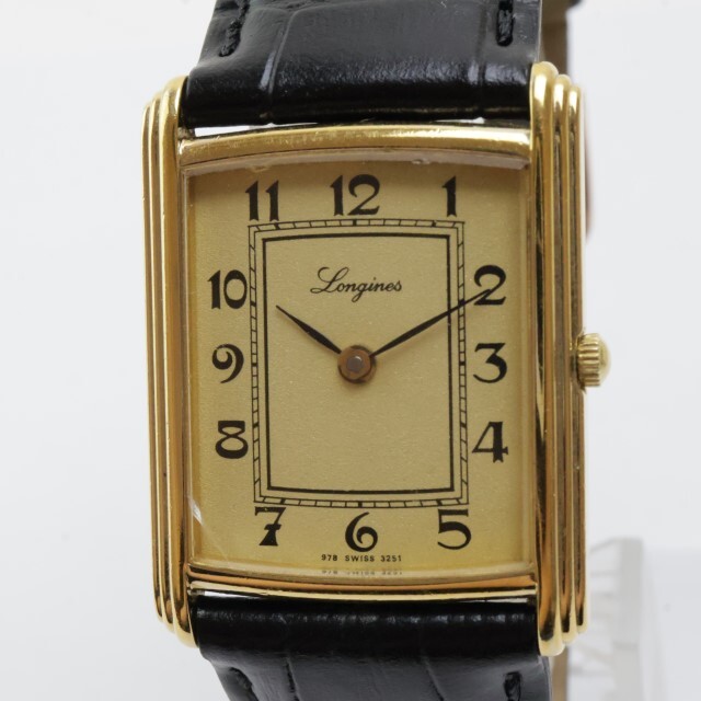 金龍 2409-647 ロンジン クオーツ 腕時計 LONGINES 978 3251 金色