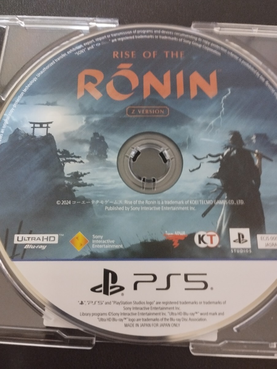 中古PS5：RISE OF THE RONIN Z VERSION Ronin　ローニン　ソフトのみ