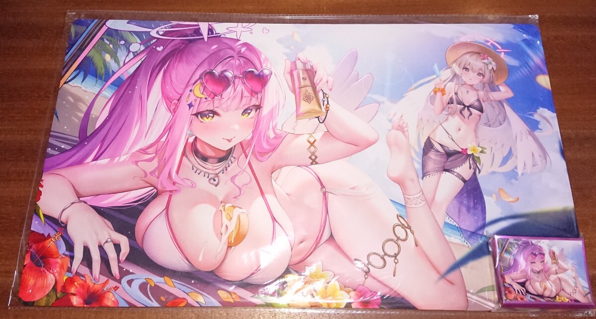 ブルーアーカイブ 聖園ミカ スリーブ プレイマット セット