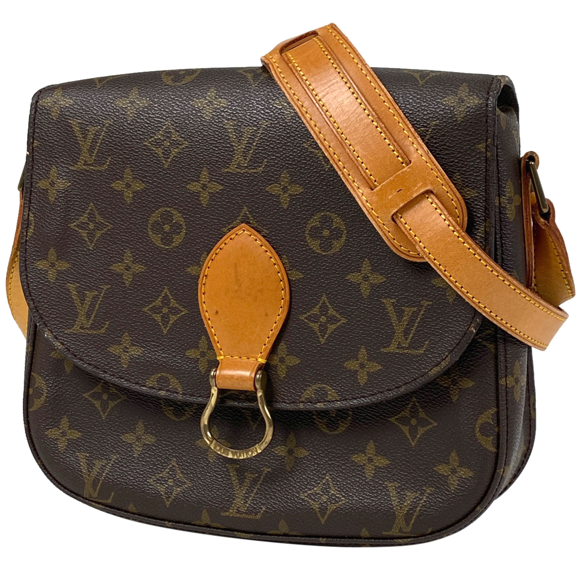 [ junk ] Louis * Vuitton Louis Vuitton sun Crew GM diagonal .. shoulder bag monogram Brown M51242 lady's [ used ]