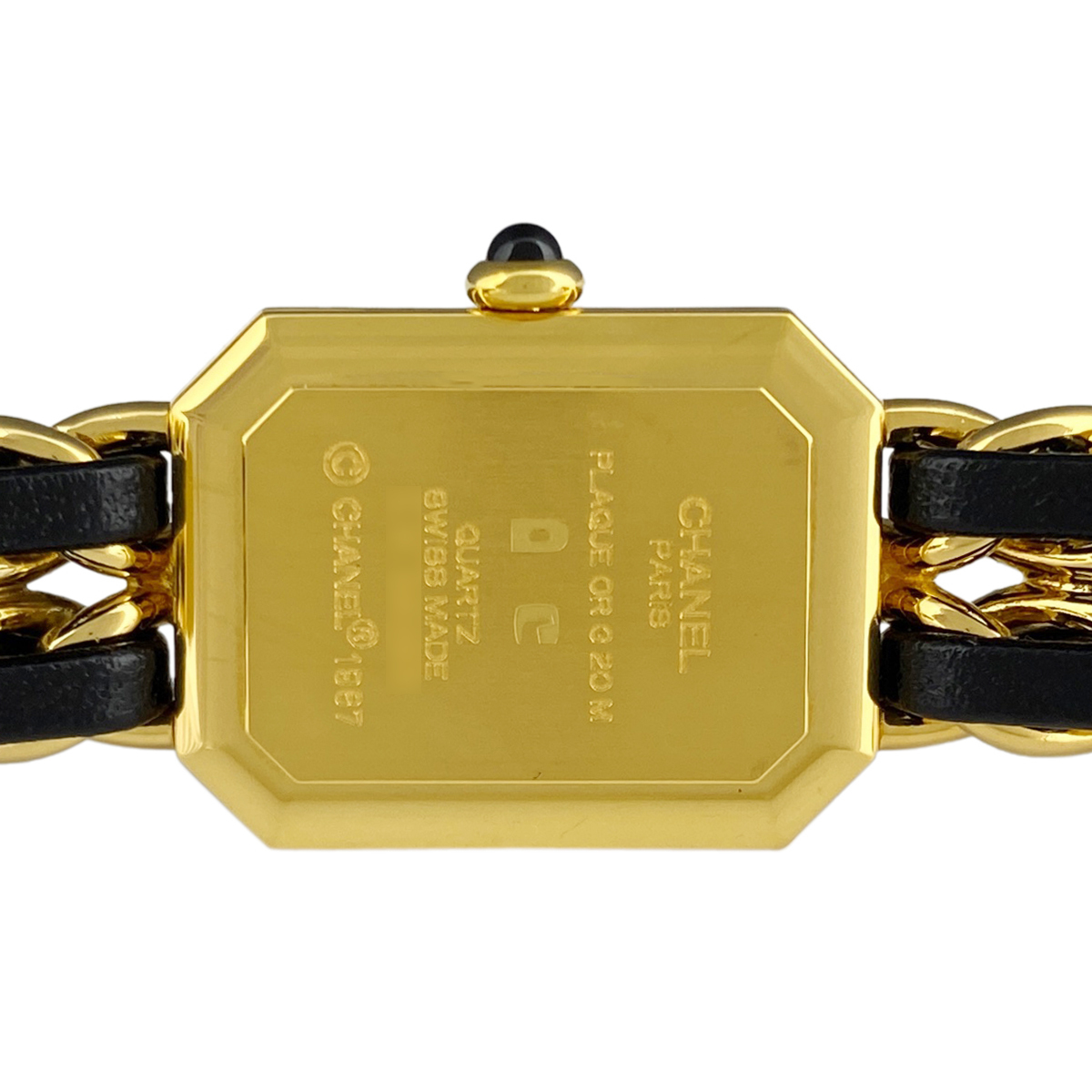 【 大感謝セール】 Mサイズ プルミエール CHANEL シャネル H0001 レザー SS 腕時計 プルミエール