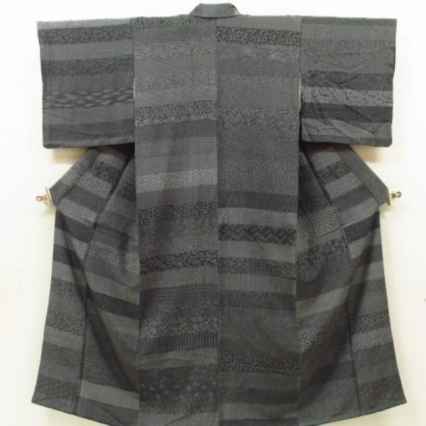 * kimono 10* 1 jpy silk Edo fine pattern . none . length 148cm.62.5cm [ including in a package possible ] **