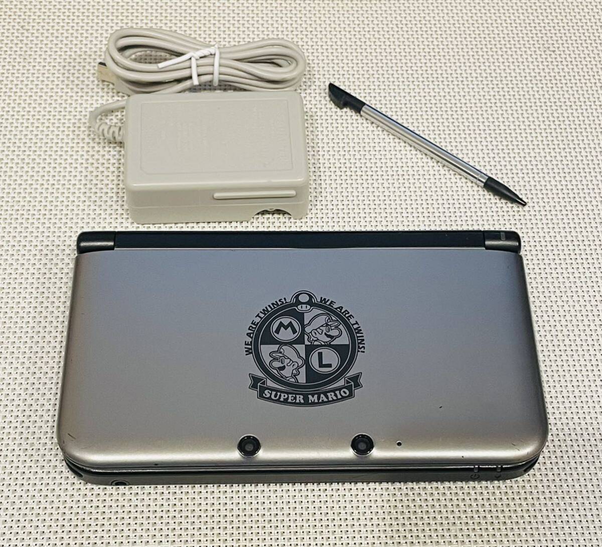 【初回限定お試し価格】 ニンテンドー3DS LL マリオシルバー (限定版) 本体動作品 Nintendo Switch