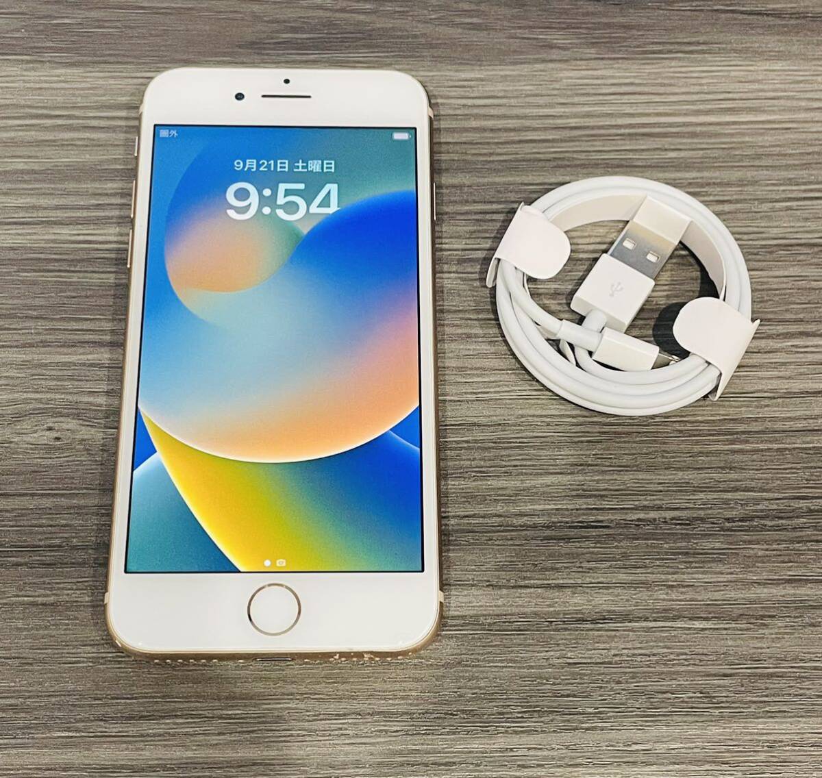 iPhone8 64GB SIMフリー バッテリー100% ピンクゴールド SIMフリー】iPhone8 64GB ローズゴールド(中古美品iPhone8 64GB