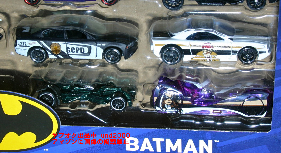 お歳暮 日本未発売 Hot Wheels 2024 DC Batman Themed 10-Pack 乗用車