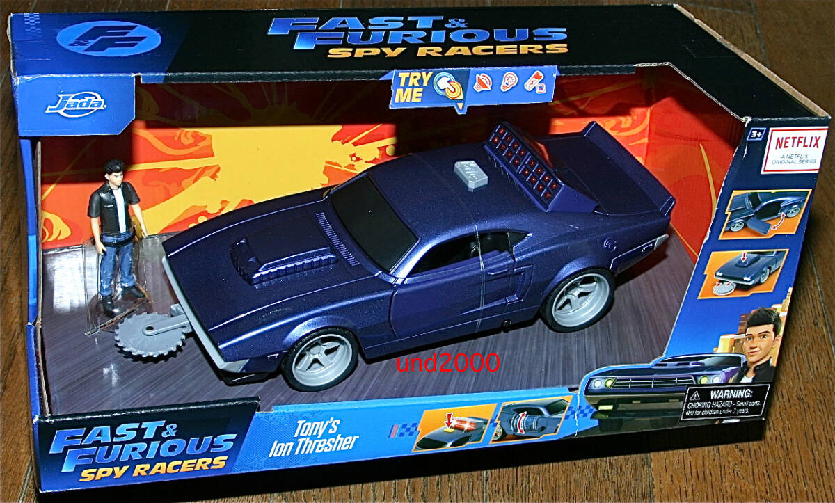 Jada アニメ ワイルドスピードSpy Racerスパイレーサー 1/16 Tony's Ion Motors Thresher イオン モーターズ スレッシャー ライト&サウンド