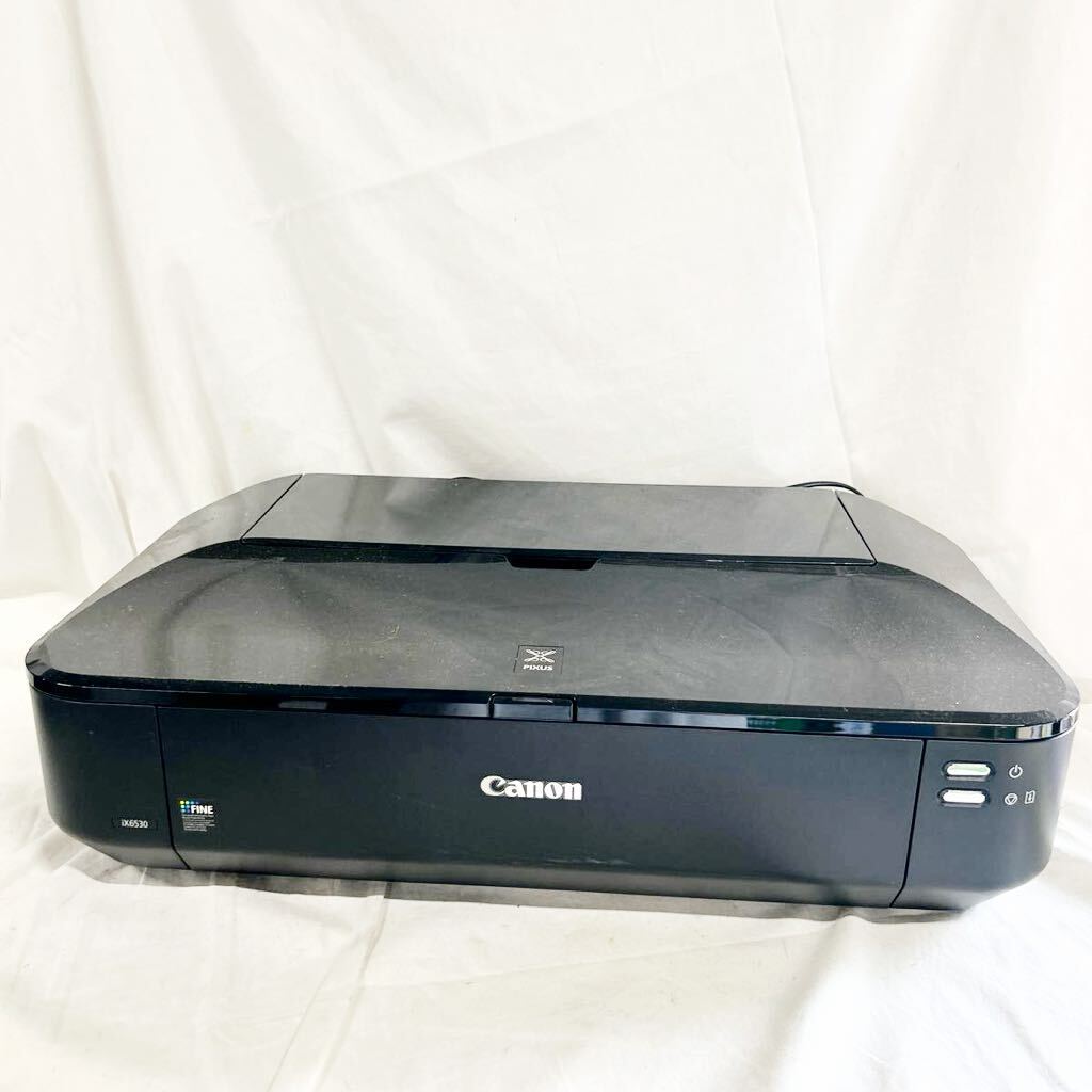 skay-389 ▲ Canon キャノン PIXUS インクジェットプリンター iX6530 ブラック 通電のみ確認