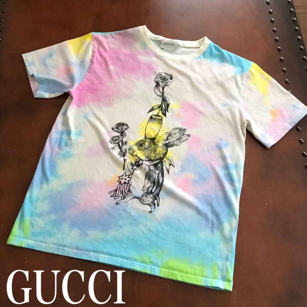 GUCCI グッチ × ヒグチユウコ コラボ うさぎ ウサギ タイダイ T GUCCI グッチ × ヒグチユウコ コラボ うさぎ ウサギ タイダイ T