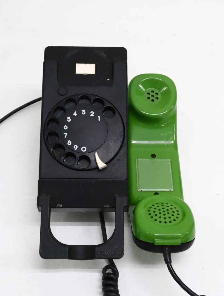 barphone/ балка phone Франция производства lime зеленый телефон / телефонный аппарат поворотный dial интерьер украшение коллекция текущее состояние товар [C255]