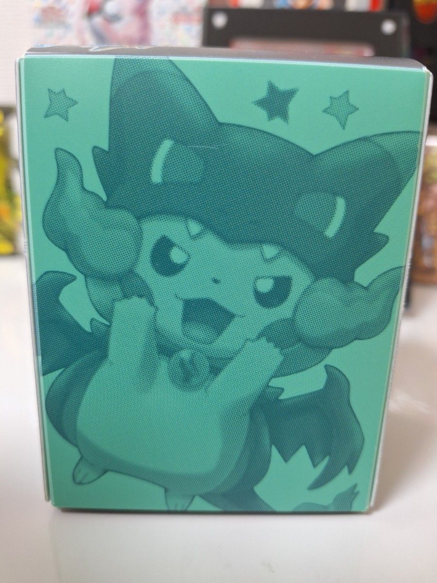 希少】デッキケース ポンチョを着たピカチュウ メガリザードンX 希少】デッキケース ポンチョを着たピカチュウ メガリザードンX
