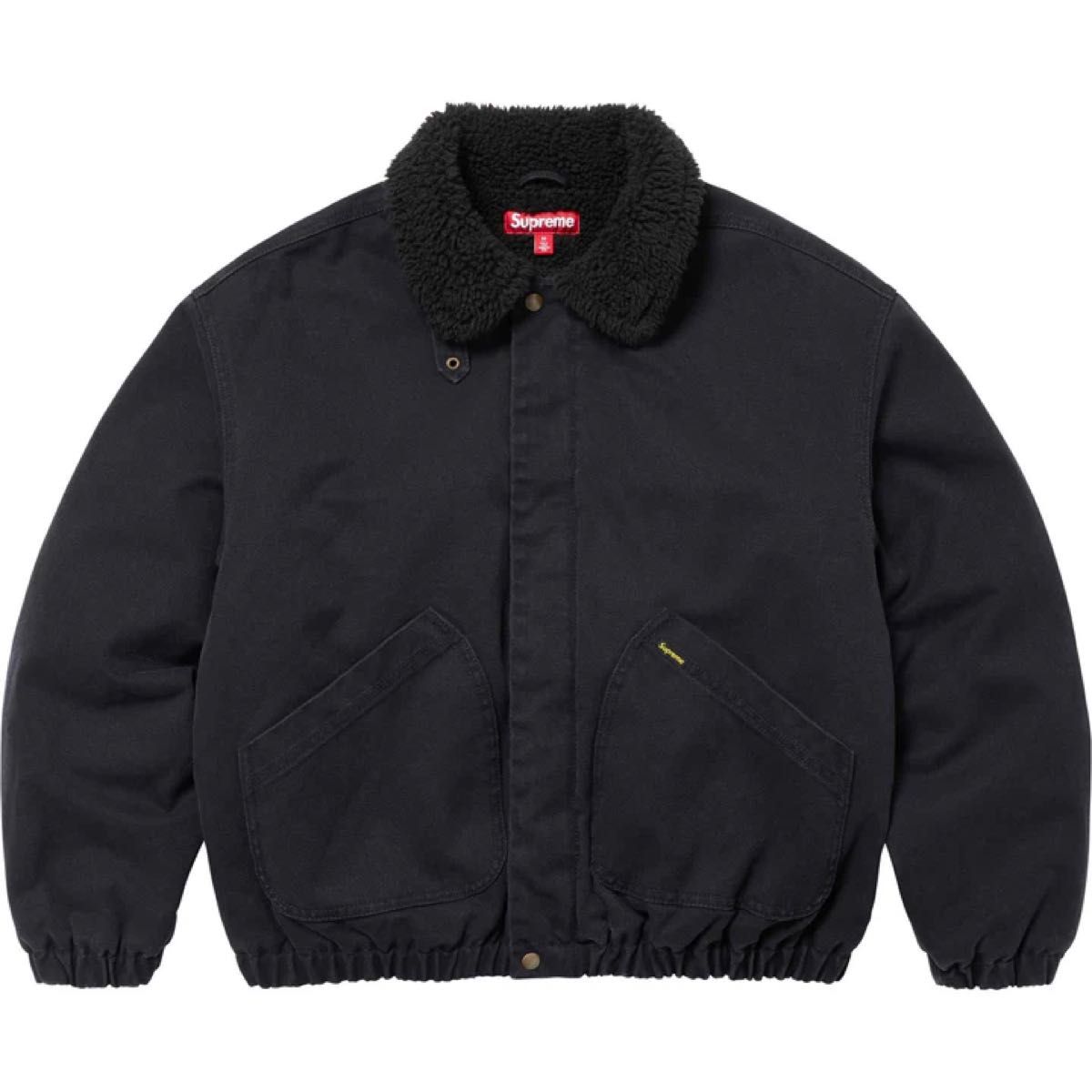 Supreme Faux Shearling Lined Bomber Jacket Supreme Faux Shearling Lined Bomber Jacket