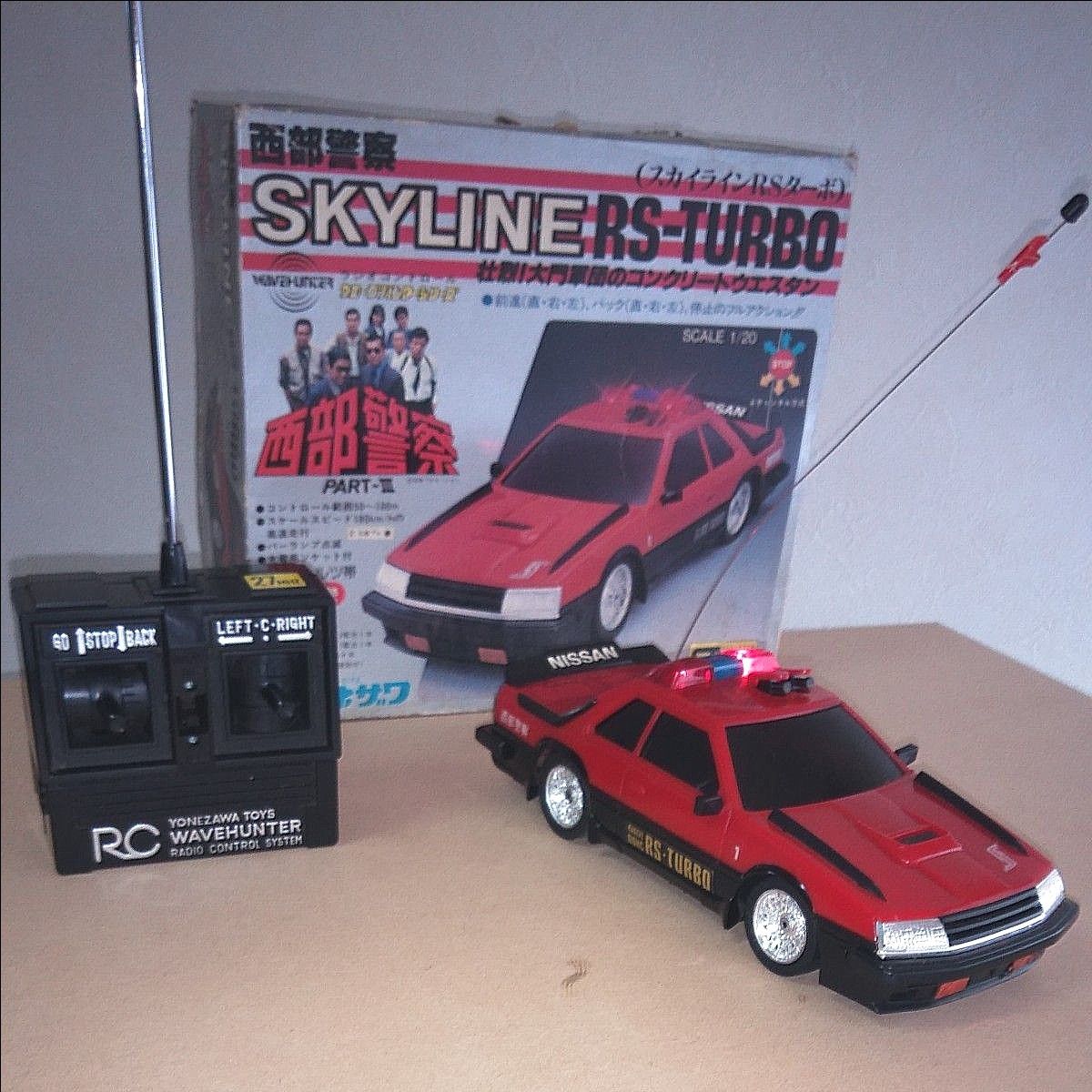 ヨネザワ西部警察スカイライン RS-TURBO ラジコン ウエーブ ヨネザワ西部警察スカイライン RS-TURBO ラジコン ウエーブ