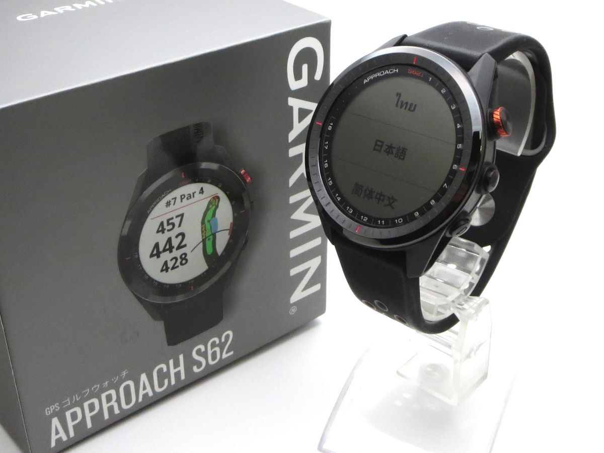 GARMIN(ガーミン)Approach アプローチ S62 Black【010-02200 GARMIN(ガーミン)Approach アプローチ S62 Black【010-02200