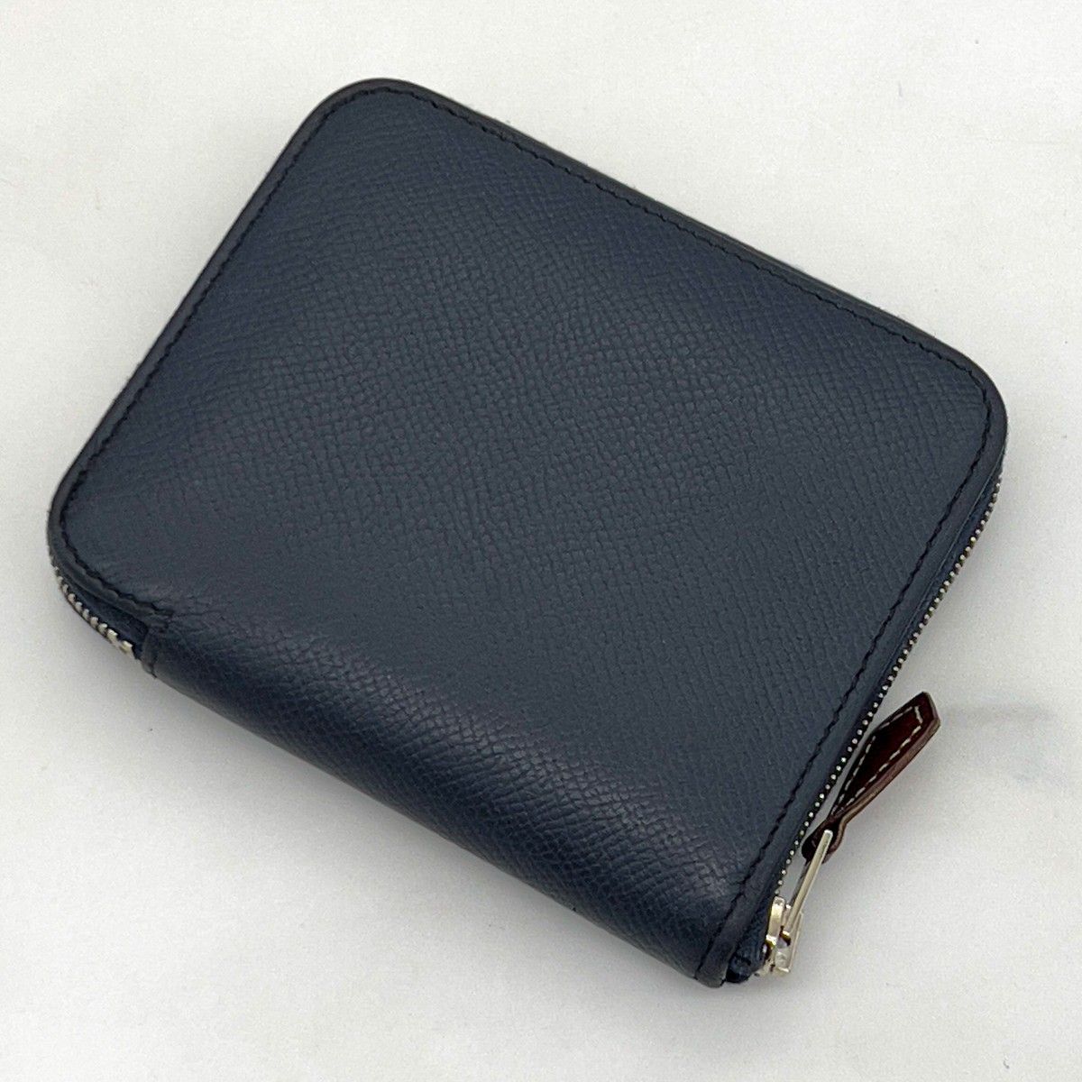 エルメス アザップ シルクイン コンパクト財布 ネイビー ヘビ 馬 エルメス アザップ シルクイン コンパクト財布 ネイビー ヘビ 馬