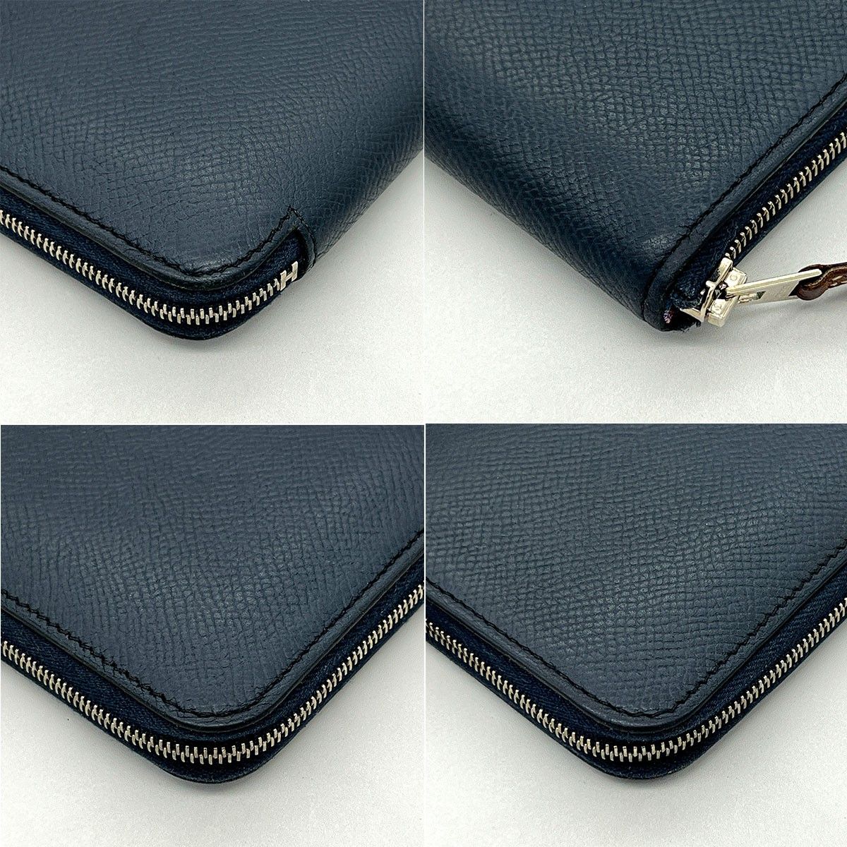 エルメス アザップ シルクイン コンパクト財布 ネイビー ヘビ 馬 エルメス アザップ シルクイン コンパクト財布 ネイビー ヘビ 馬