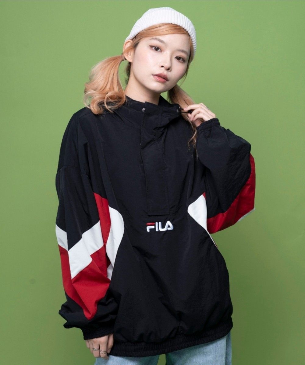 ★本日限定☆最終価格★新品♡FILA♡ナイロンアノラックパーカー FILA バイカラー アノラックパーカー ナイロンジャケット|Yahoo