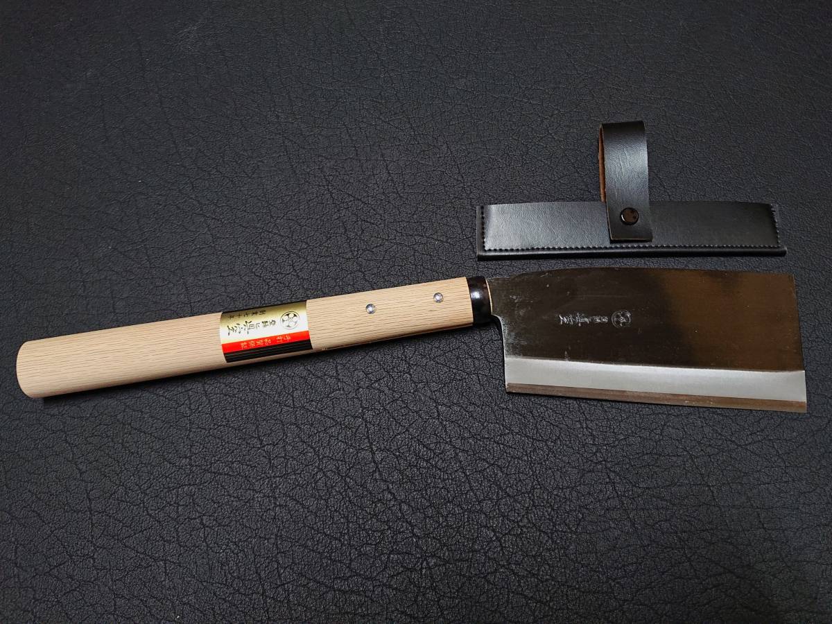 越後三条 前田製作所 東型鉈(大) 両刃 刃渡り約180mm(6寸)(刃厚約8.5mm)