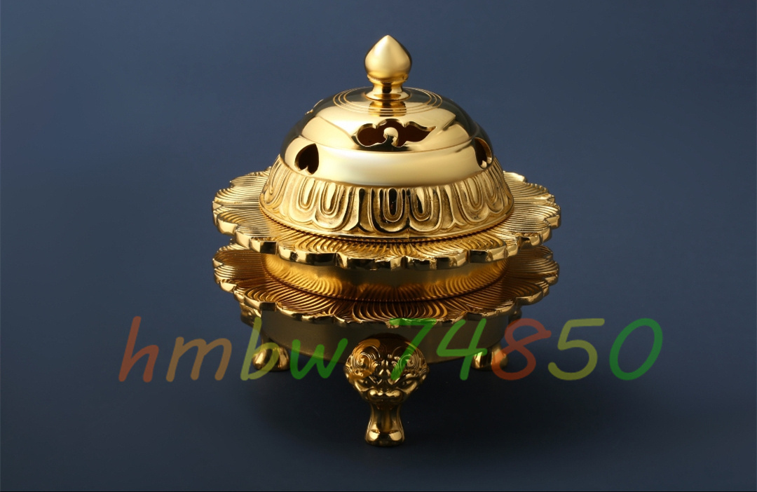 密教法具 寺院仏具」真言宗 蓮華型法具 火舎香炉 仏具 仏教美術 密教法具 寺院仏具」真言宗 蓮華型法具 火舎香炉 仏具 仏教美術