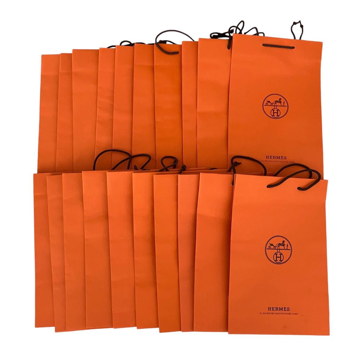 まとめ売り HERMES エルメス 紙袋 59枚セット 手提げ袋 まとめ売り HERMES エルメス 紙袋 59枚セット 手提げ袋