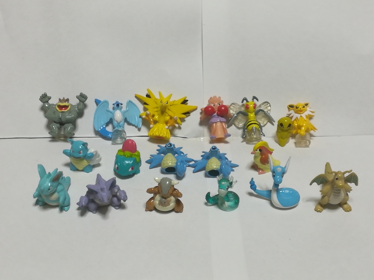 ヤフオク 初代 ポケモン フルカラーコレクション フィギュ