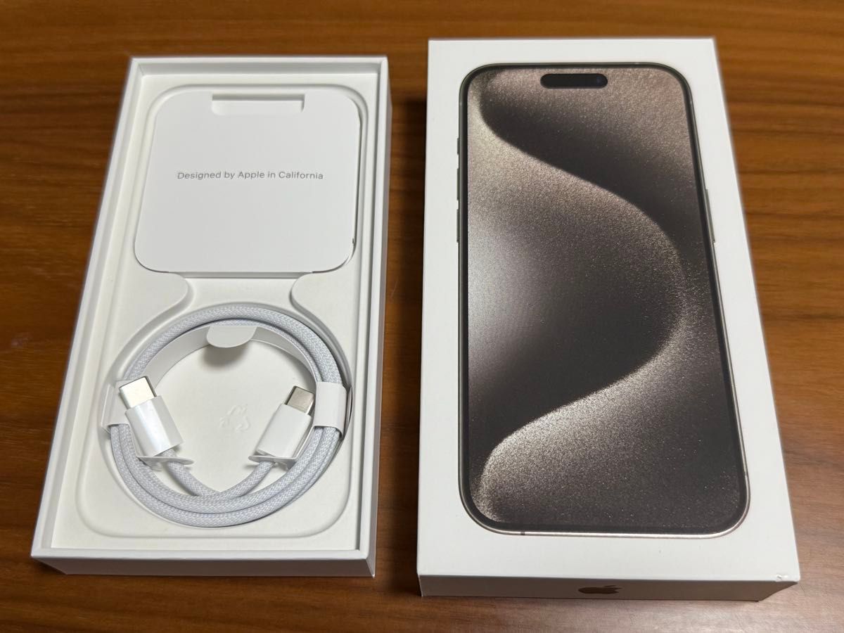 Apple Store購入 iPhone 15 Pro 128GB ナチュラルチタニウム Apple Store購入 iPhone 15 Pro 128GB ナチュラルチタニウム