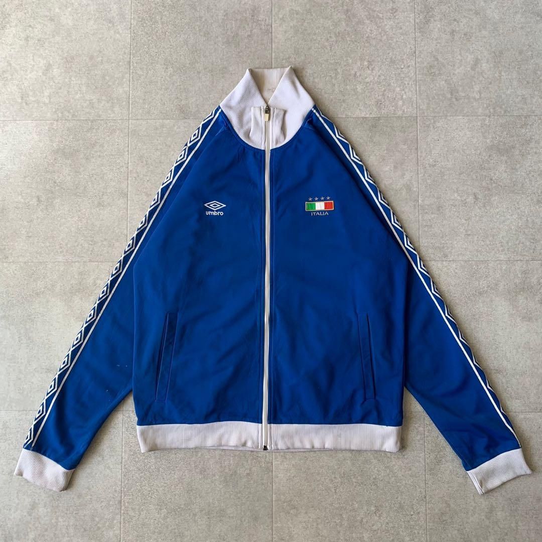 90s アンブロ UMBRO トラックジャケット 袖ロゴ ビンテージ XL 90s アンブロ UMBRO トラックジャケット 袖ロゴ ビンテージ XL