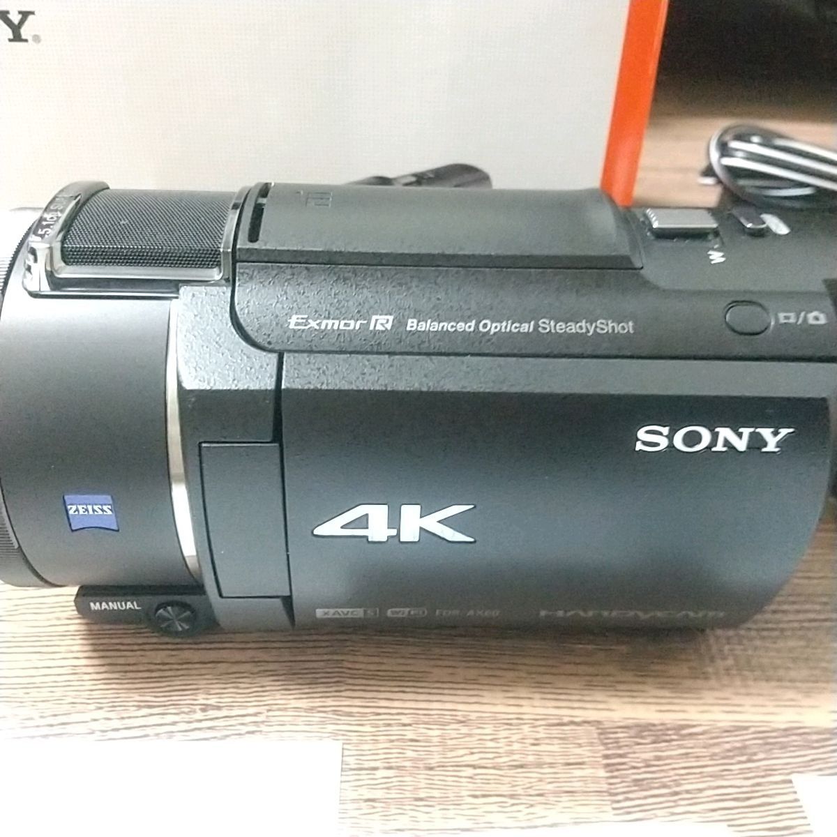 【店頭展示品】SONY FDR-AX60 ブラック ビデオカメラ SONY デジタル4Kビデオカメラ FDR-AX60 展示品 保障あり