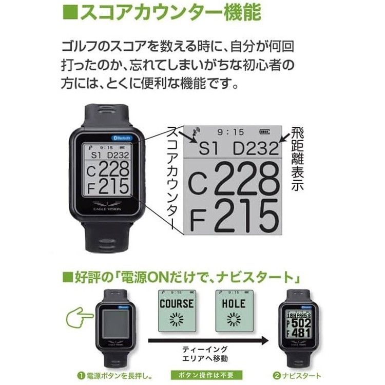 値下げ不可 イーグルビジョン ウォッチ6 ホワイトのみ GPSナビ 値下げ不可 イーグルビジョン ウォッチ6 ホワイトのみ GPSナビ