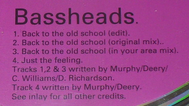 C1■Uk盤 Bassheads Back To The Old School_画像3