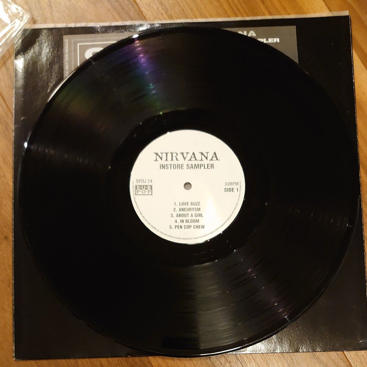 Nirvana In Store Sampler LP Sub Pop ニルヴァーナ ニルバーナ Nirvana In Store Sampler LP Sub Pop ニルヴァーナ ニルバーナ