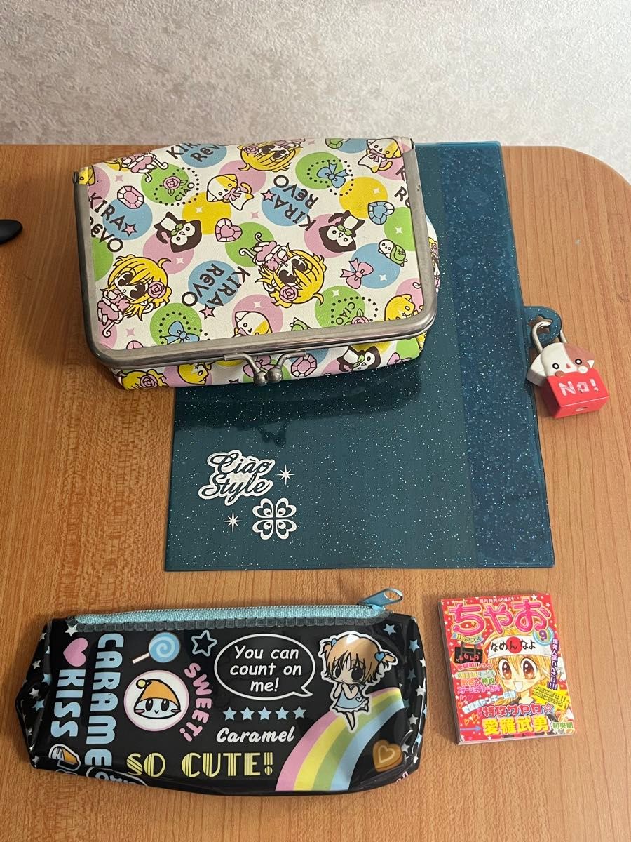 5点セット】ちゃお 付録 きらりんレボリューション ポーチ ペン 5点セット】ちゃお 付録 きらりんレボリューション ポーチ ペン