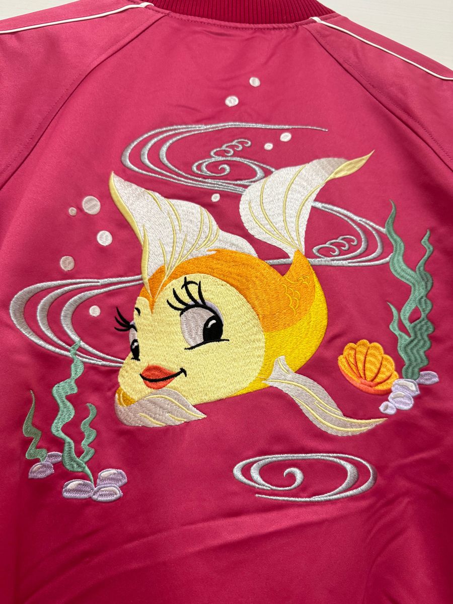 Disney公式 ディズニー クレオ スカジャン 未使用 Sサイズ TDL Disney公式 ディズニー クレオ スカジャン 未使用 Sサイズ TDL