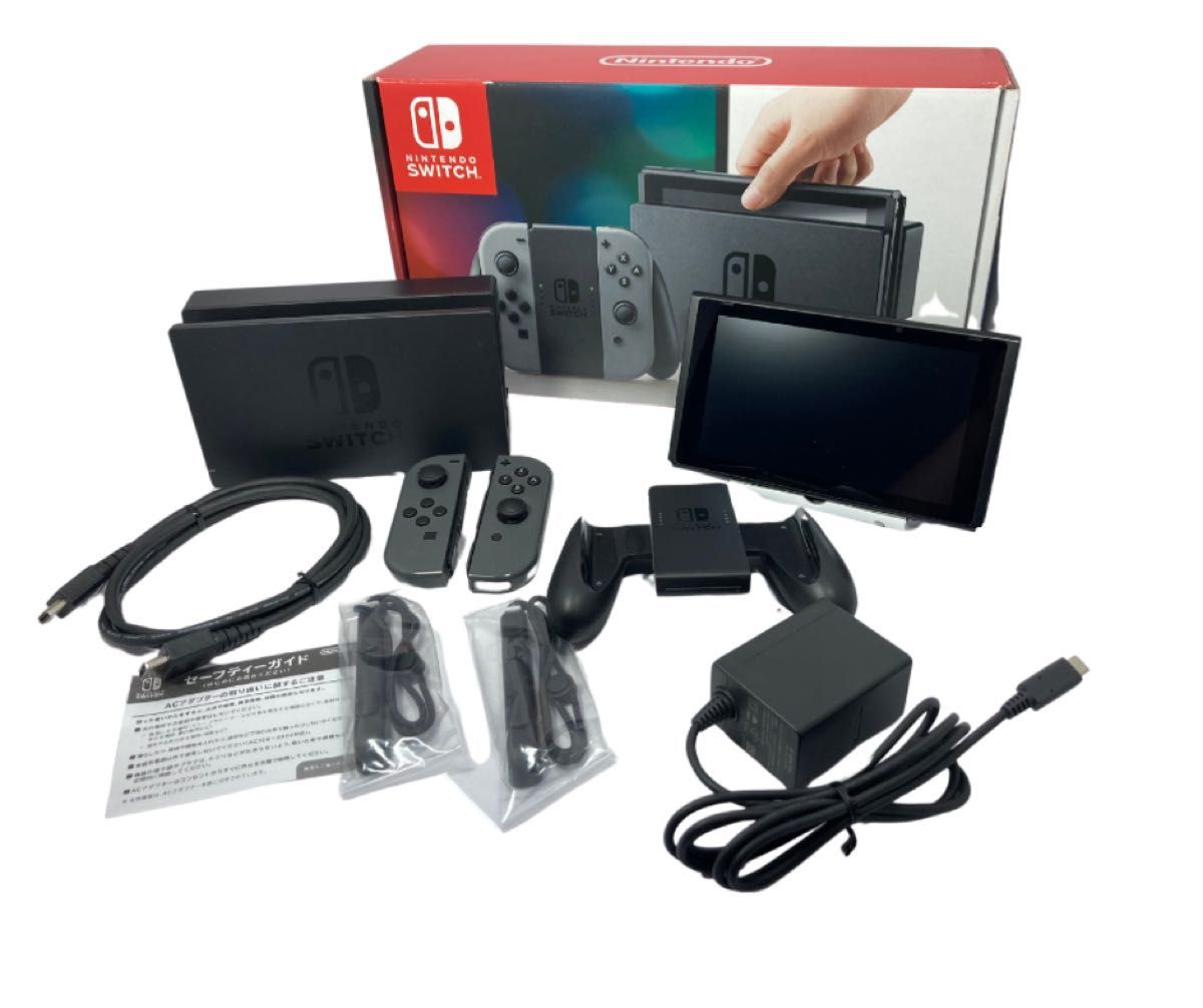 Nintendo Switch グレー 付属品・箱あり 訳あり|Yahoo!フリマ Nintendo Switch グレー 付属品・箱あり 訳あり|Yahoo!フリマ