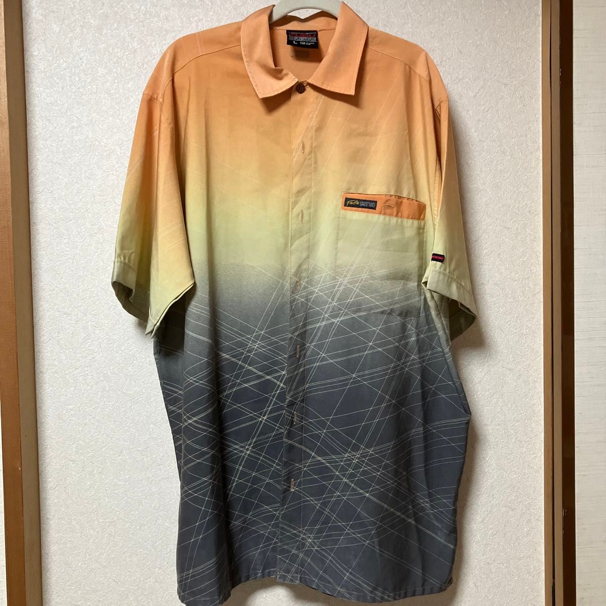 !激安!FUBU ポリエステルシャツ 古着 90s Hiphop古着 半袖シャツ ストリート シャツ 古着卸 アメカジ