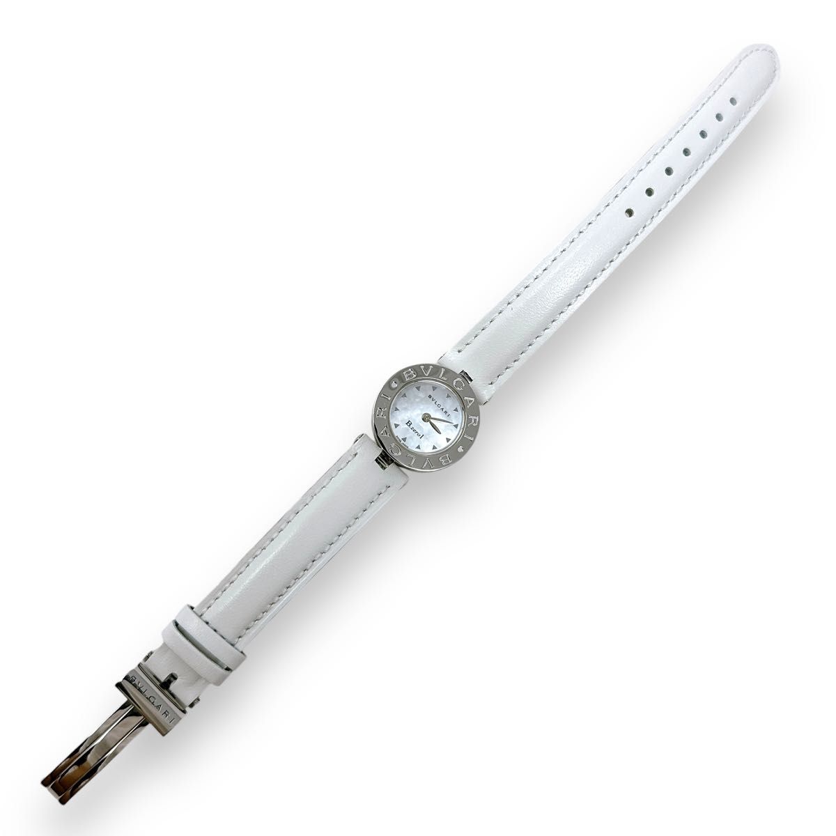 ブルガリ BVLGARI ビーゼロワン BZ22S ホワイトシェル レザー 革 ブルガリ BVLGARI ビーゼロワン BZ22S ホワイトシェル レザー 革