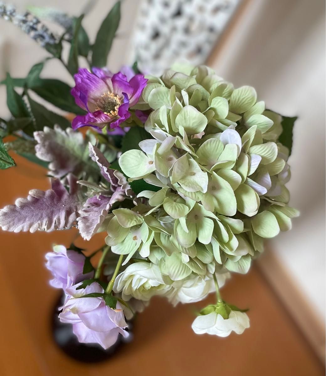 最終 お値下げ Francfranc 造花 フラワーアレンジ 紫陽花 最終 お値下げ Francfranc 造花 フラワーアレンジ 紫陽花