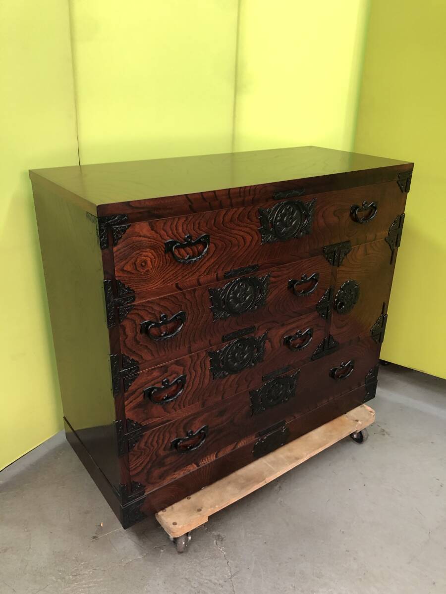 中古☆岩谷堂☆4段整理箪笥☆民芸家具☆高級家具☆タンス 中古☆岩谷堂☆4段整理箪笥☆民芸家具☆高級家具☆タンス
