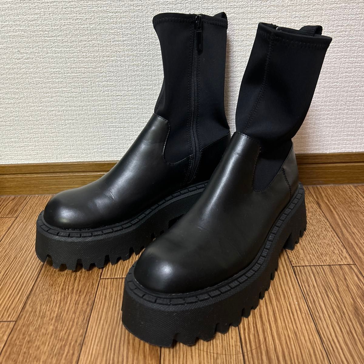 ZARA ザラ トラックソール ショートブーツ 40 26cm|Yahoo ZARA ザラ トラックソール ショートブーツ 40 26cm|Yahoo