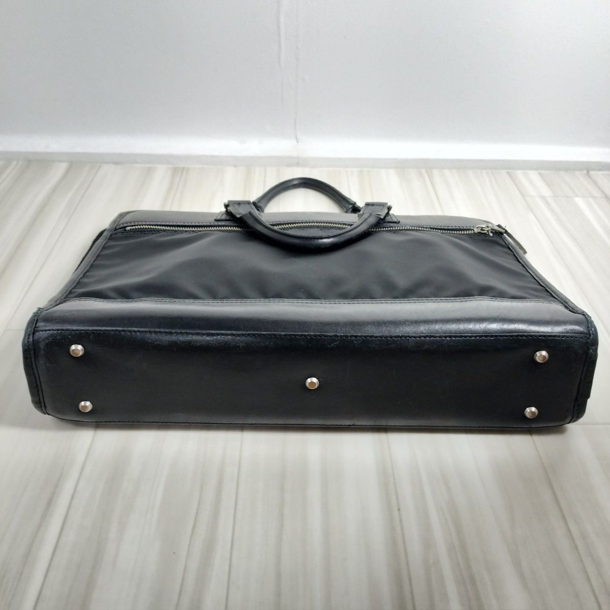 Masterpiece 2way レザー ナイロン ビジネスバッグ A4収納 Masterpiece 2way レザー ナイロン ビジネスバッグ A4収納